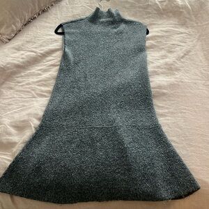 Zara Sleeveless turtleneck a line dress